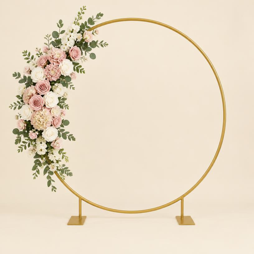 Circle arch with florals