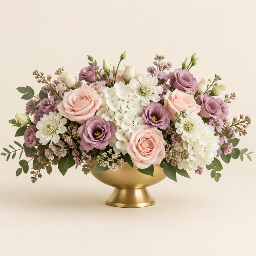 Low floral centrepiece