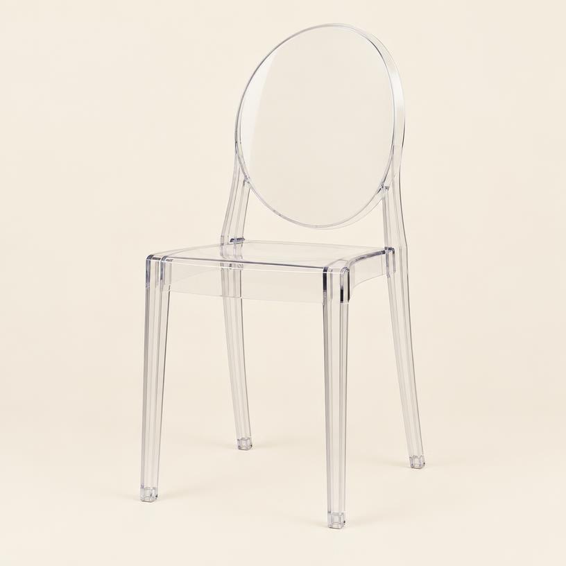 Clear ghost chair